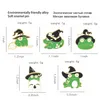 Leuke Emaille Frog Magic Broches Pins Animal Broche Revers Pin Badge for Women Kids Mode-sieraden Will en Sandy