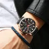 DOM Saphir Sport Montres pour Hommes Top Marque De Luxe Militaire En Acier Inoxydable Montre-Bracelet Homme Horloge Chronographe Montre-Bracelet M-131 210329