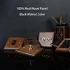 Smart Home Control 4 Gang Toggle Switch Wallpad Luxury Desgin Wood Brass Rocker Light Plate Interruptor Z8 S