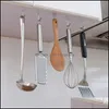 Aessories Bath Home & Gardeth Aessory Set 4Pcs/Lot Transparent Strong Self Adhesive Wall Hook Magic Kitchenware Storage Rack Kitchen Toilet