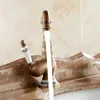 Rubinetti per lavandino del bagno Lavabo Rubinetto da piano in ottone antico Maniglia singola Bocca girevole Miscelatore acqua fredda AL9212F16201861