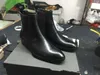 Stivaletti Wyatt classici Stivali da motociclista in pelle nera stile occidentale Scarpe da uomo per uomo autunno inverno