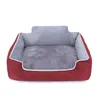 Canetas Pet Big Dog Bed Casa Quente Canis Doce-Colorido Ninho Quadrado Animais de Estimação Canil para Pequenos Médios Grandes Cães Gato Filhote de Cachorro Plus Size Cestas 0302