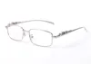 ファッションブランドサングラスフレームメガネリムレスゴールドシルバーメタルパンサーフレームヴィンテージサングラス UV400 2022 高級デザイナー女性サングラス眼鏡 55-17-133 ミリメートル