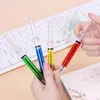 1000pcs Creative Ballpoint Pens syringe needle Ballpoint Pens needle ball pen trick of children\'s toys for students Ink Color black or