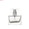 Hot Market 30ml Glass Empty Perfume Bottle Square Spray Atomizer Refillable fragrance 30 ml For Travel Size