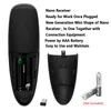 G10S Pro Pilot głosowy Podświetlenie Air Mouse G10 Uniwersalny kontroler bezprzewodowy 2.4G z mikrofonem Żyroskop Uczenie się na podczerwień Asystent Google Podświetlany