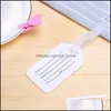 Other Household Sundries Home & Gardenpvc Plastic Tag Holder Labels Strap Name Address Id Suitcase Bag Baggage Travel Lage Label Boarding Pa