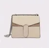 Borse a tracolla firmate Classic Satchel Clutch Cross Body per donna Borse a tracolla con catena a nastro Borsa a tracolla di lusso lady Busta Borsa con fibbia a ferro di cavallo Lettera