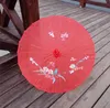 Adulti Ombrello in tessuto fatto a mano cinese Moda Viaggi Colore caramella Ombrelli parasole orientali Strumenti per matrimoni Accessori moda ZZA