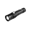 Super Bright Led Flashlight T6 Powerful USB Rechargeable Torch Zoomable Linterna Bicycle Light Aluminum alloy 18650 Battery 518