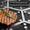 316 Жарочная сковорода из нержавеющей стали No Lamblack Non-Stick Cookware без покрытия Общее использование газа для посуды электромагнитного печи 210319