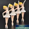 Bailarina Girl PVC Figurine Casa Decoração Acessórios Modern Escritório Decoração Decoração de Natal Fada Jardim Miniaturas Preço de Fábrica Especialista Qualidade