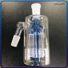 6 arms tree ash catcher 45 degrees 14mm ashcatcher hookah for bongs glass water pipe bubbler blue perc smoking accessoreis