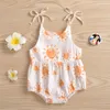Noworodek Baby Sun Kwiat Pajacyki Sling Cromocje Boutique Maluch niemowlęta Body One Piece Odzież M3513