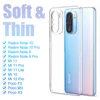 Ultra fino casos de silicone para xiaomi mi 11 10 ultra 10t lite redmi nota 10s 9s 9 9A 9c 9t poco x3 f3 m3 f2 pro tampa macia clara