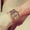 Silber Uhr Frauen Luxus Marke Stilvolle Diamant Quarz Damen Edelstahl Uhren Kleid Frauen Armbanduhr Reloj Mujer 210527