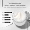 15g 30g 50g Flacone cosmetico Contenitore vuoto per crema acrilica Vuoto bianco Contenitori riutilizzabili airless Presse Lozione Pompa Bottiglie Imballaggio