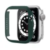 Стеклянный чехол для Apple Watch Series 8 Ultra 49 мм 7 45 41 42 44 40 38 мм HD Закаленный бампер Защитная пленка для экрана Жесткие чехлы для ПК Wacth iwatch S8 7 Полные чехлы