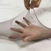 Tallas grandes Mujer Pantimedias Sexy Ultrafinas Medias de aceite brillantes T Entrepierna Cintura alta Transparente Medias grandes Nylons Medias eróticas Y1130