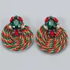 Etnische oorbellen voor vrouwen vintage boho handgemaakte kristallen druppel dangle oorbel mode jewerly groothandel