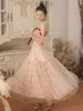 celebrity style Fashion Designer Summer Vintage Mesh Dress Women Bow pink soft girl sweet birthday party dresses y2k 210421