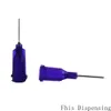 Partihandel 21g W / ISO Standard Dispensing Needles PP Luer Lock Hub 0,5 tums slanglängd Precision S.S. Dispense Blunt Tips