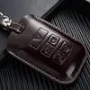 Äkta lädernyckelfodral för Land Rover 2021 Discovery 5 Range Rover Sport Defender 2 Key Cover Fjärrkontroll FOB Keychain242e