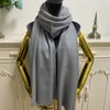 écharpe femme bonne qualité 100% cachemire matière uni gris couleur longues écharpes pashimna shaw grande taille 200cm -90cm314L