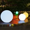 Fjärrkontroll Utomhus LED Garden Lights Lighting Ball Glow Lawn Lamp Uppladdningsbar Pool Bröllopsfest Holiday Decor Lamps