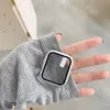 360 Volledige Cover Gehard Glas voor Iwatch 44mm 38mm 42mm 40mm Serie 7 5 4 3 2 1 Gebogen rand frame-schermbeschermer met retaildoospakket