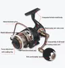 Spinning Fishing Reels för Saltwater Färskvatten Is 5000 6000 7000 8000 9000 Spolar Ultra Smooth Kraftfull Trout Bass Carp Gear Rostfri Kullager Metallkropp