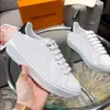 Scarpe firmate uomo donna Sneakers Mocassini tela stampa fodera mucca sneakers arcobaleno motivo floreale scatola classica lacci sportivi 35-45