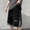 HybsKr män tryckta raka shorts mode kvinna koreanska streetwear man hip hop byxor kläder 210629