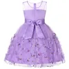 Kleider für Mädchen Blumenmädchenkleid Prinzessin Blumen Baby Mädchen Kleider Vestido Hochzeit Party Kinder Kleidung Geburtstag Kleidung 210713