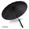 Paraplu's creatieve man lang handvat samurai ninja zwaard paraplu Japanse ninjalike grote winddichte zon regen recht auto open6389475