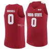 Nikivip D'Angelo Russell #0 Evan Turner #21 Danny #40 OSU Ohio State Buckeyes College Maglie da basket retrò da uomo cucite personalizzate Qualsiasi nome