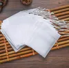 1000Pcs/Lot Tea bags Tools 9 x 10 CM Empty Scented Tea-Bags With String Heal Seal Filter Paper for Herb Loose-Tea SN3305