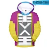 Sweats à capuche pour femmes Sweatshirts 3D Anime Goku Hommes Hoodie Harajuku Sweat-shirt à manches longues Garçons Pull Soumis Veste Vêtements Enfants Tops