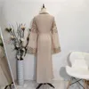 Этническая одежда Рамадан Мусульманин Открытое Абая Кимоно Femme Musulmane Sequin Abayas Для Женщин Дубай Кафтан Хиджаб Платье Ислам Джеллаба