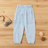 Printemps et été automne bébé / enfant en bas âge décontracté élégant jeans bas pour bébé garçon fille enfants vêtements 210528