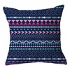 Подушка/декоративная подушка простой стиль синий геометрический плюшевый домашний диван диван льня