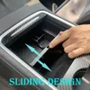 Tesla Model 3 Y Center Console Organizer Lade Verborgen Kubus Lade Opbergdoos ABS Materiaal Voor Organiseren Documenten Bril Credi196P