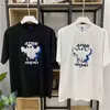 Ader Error Tシャツ男性女性綿の特大ゴーストAdererror Tシャツ210714