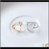 Band JewelryFashion Antlers Bang Voor Vrouwen Gold Sier Legering Ring Sieraden Exquisite Finger Rings Holiday Geschenken Drop Delivery 2021 Xlyv2