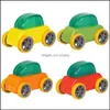 DIECAST CARS Prezent Kolor Mini Wooden Toys Montain Model Educational Odłączany samochód dla dzieci Dziecko Ładna Chwyt Prezent Dostawa 2