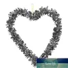 Alla hjärtans dag Kärlek Hjärta Shaendant Bröllop Hjärtformad Blommig Ringfönster Dekorativa Blommor Krans LZ0662