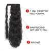 Long Curly Ponytail Natural hair extension Wrap On Clip Hair Extensions for Women Blonde Black Horse Tail Synthetic 2106302926693