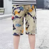 夏の迷彩緩いズボンのための男の子のショートパンツズボンブラックファッション子供服P410 210622