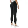 LU-031 Pantaloni da donna leggings da yoga allenamento palestra a vita alta allinea tasca due pantaloni sportivi da corsa laterali di alta qualità